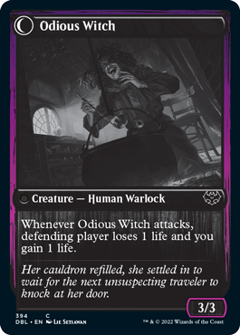 Ragged Recluse // Odious Witch [Innistrad: Double Feature] | Good Games Morley