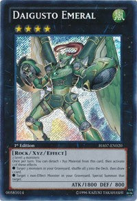 Daigusto Emeral [HA07-EN020] Secret Rare | Good Games Morley