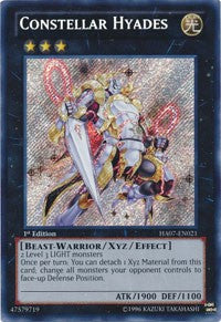 Constellar Hyades [HA07-EN021] Secret Rare | Good Games Morley