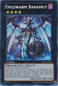 Evilswarm Bahamut [HA07-EN024] Secret Rare | Good Games Morley