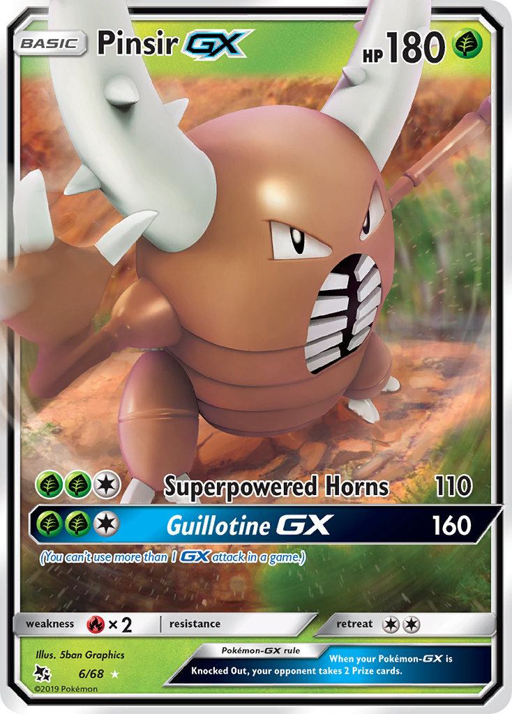Pinsir GX (6/68) [Sun & Moon: Hidden Fates] | Good Games Morley