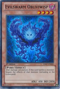 Evilswarm Obliviwisp [HA07-EN049] Super Rare | Good Games Morley