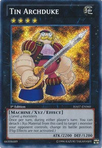 Tin Archduke [HA07-EN060] Secret Rare | Good Games Morley