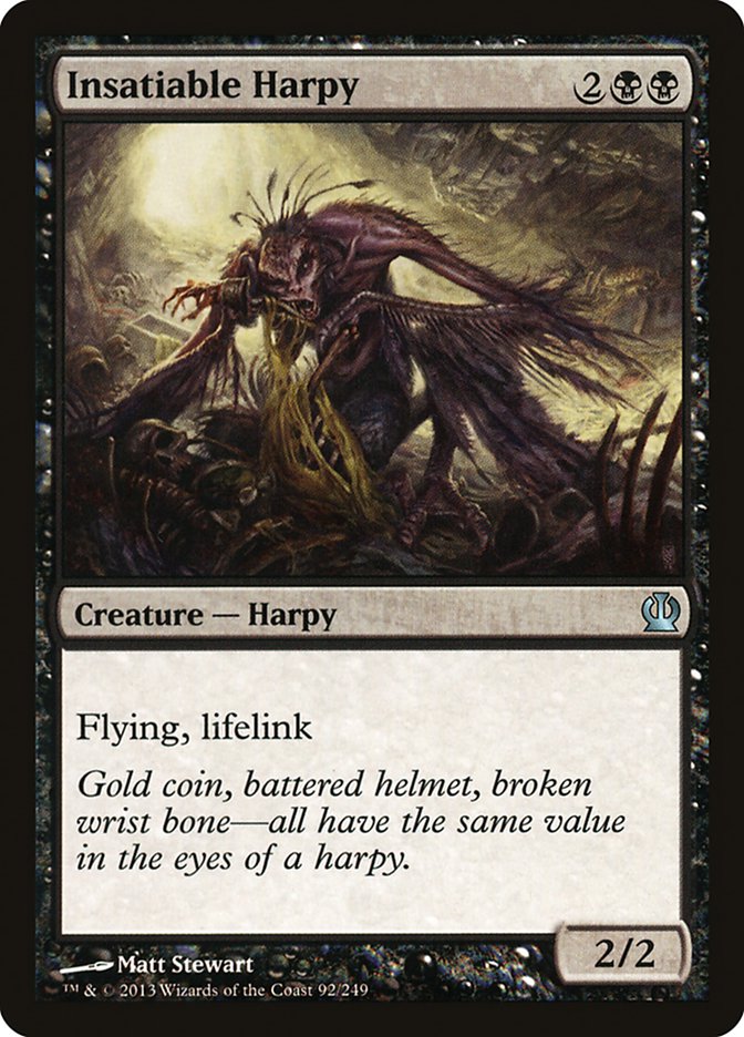 Insatiable Harpy [Theros] | Good Games Morley