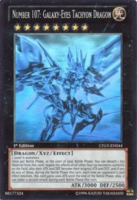 Number 107: Galaxy-Eyes Tachyon Dragon [LTGY-EN044] Ghost Rare | Good Games Morley