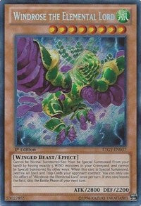Windrose the Elemental Lord [LTGY-EN037] Secret Rare | Good Games Morley