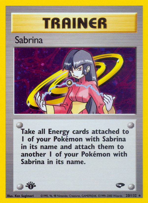 Sabrina (20/132) [Gym Challenge 1st Edition] | Good Games Morley