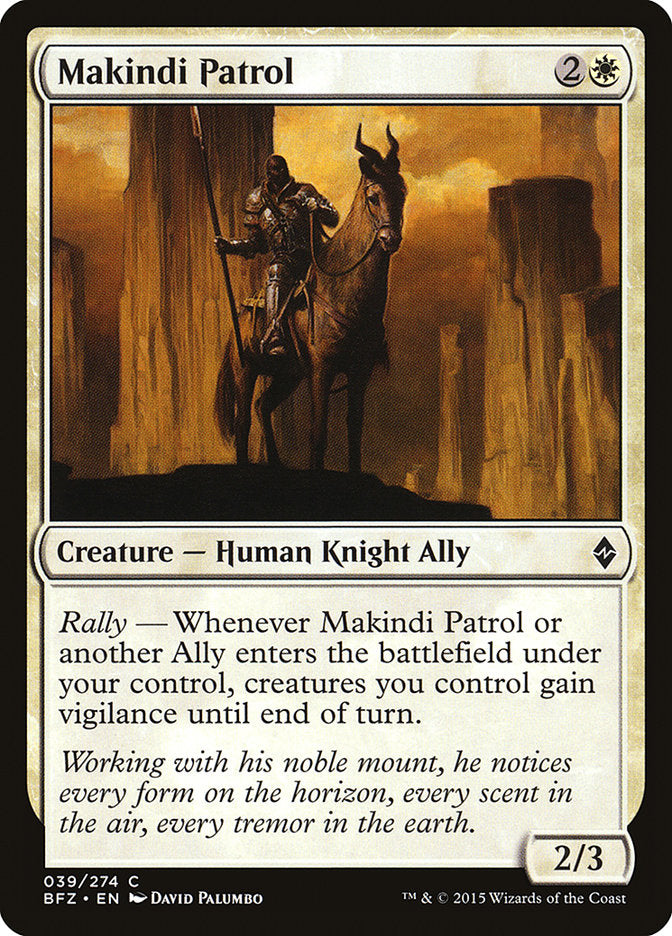 Makindi Patrol [Battle for Zendikar] | Good Games Morley