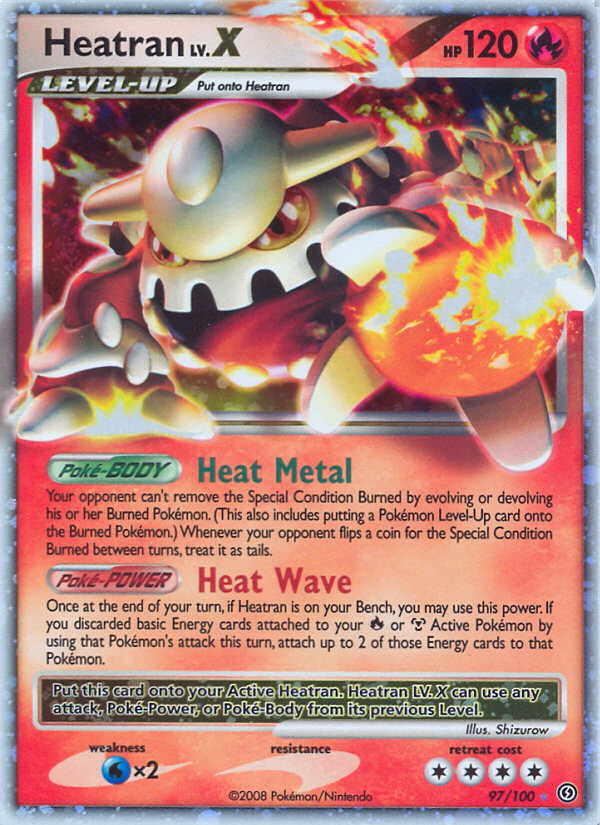 Heatran LV.X (97/100) [Diamond & Pearl: Stormfront] | Good Games Morley