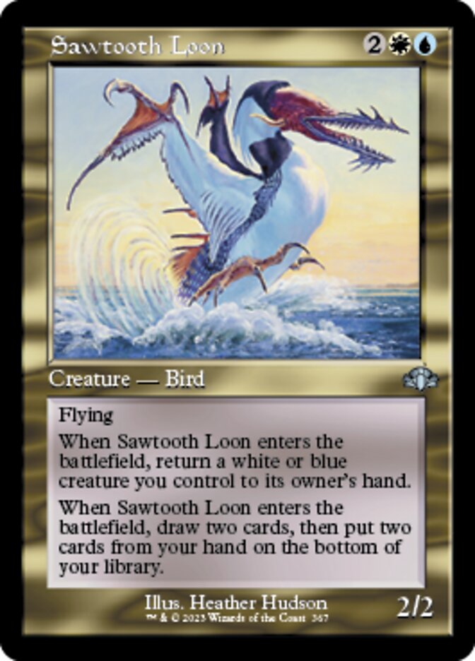 Sawtooth Loon (Retro) [Dominaria Remastered] | Good Games Morley