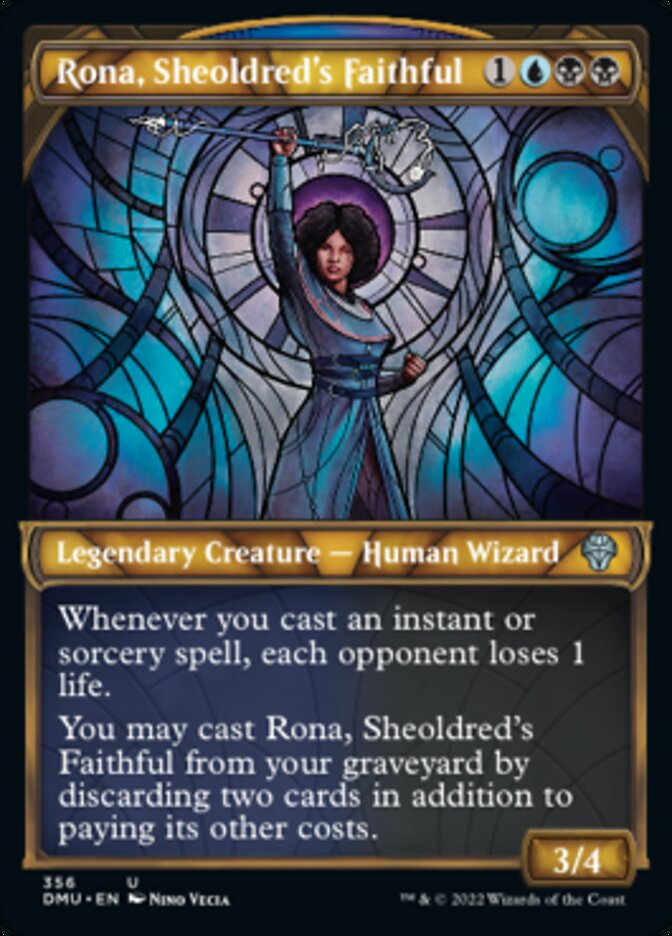 Rona, Sheoldred's Faithful (Showcase Textured) [Dominaria United] | Good Games Morley