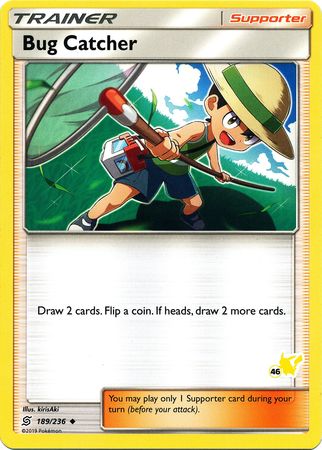 Bug Catcher (189/236) (Pikachu Stamp #46) [Battle Academy 2020] | Good Games Morley