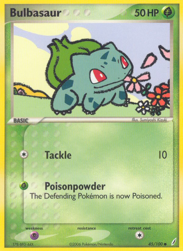 Bulbasaur (45/100) [EX: Crystal Guardians] | Good Games Morley