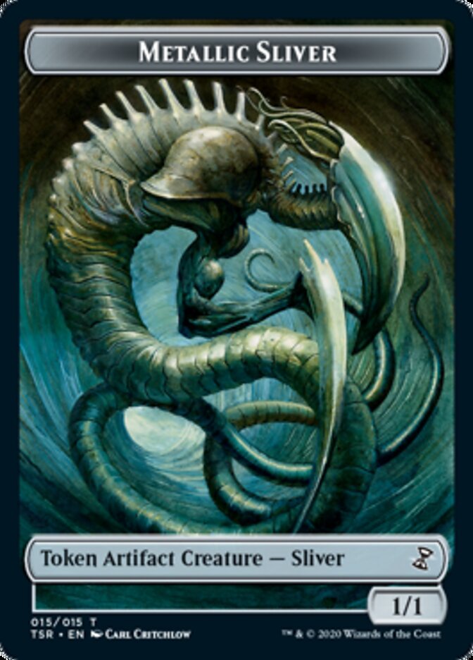 Metallic Sliver Token [Time Spiral Remastered Tokens] | Good Games Morley
