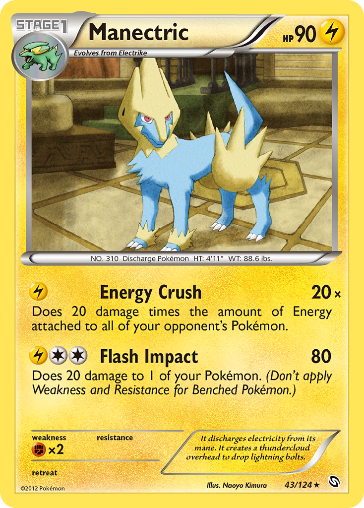 Manectric (43/124) [Black & White: Dragons Exalted] | Good Games Morley