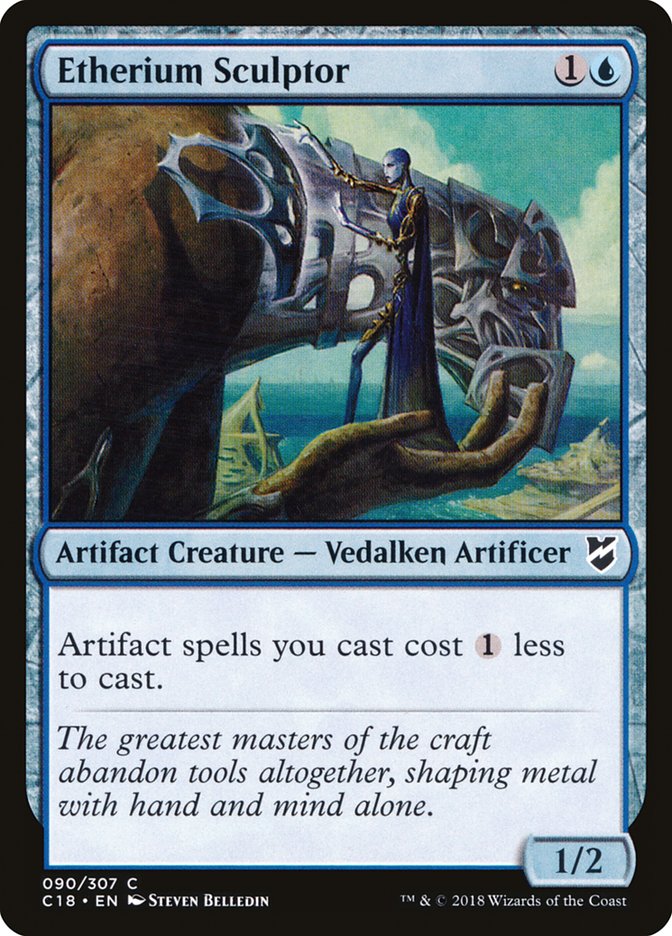 Etherium Sculptor [Commander 2018] | Good Games Morley