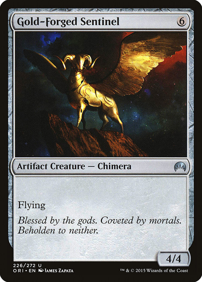 Gold-Forged Sentinel [Magic Origins] | Good Games Morley