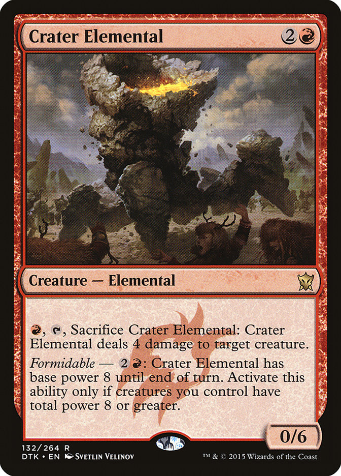 Crater Elemental [Dragons of Tarkir] | Good Games Morley