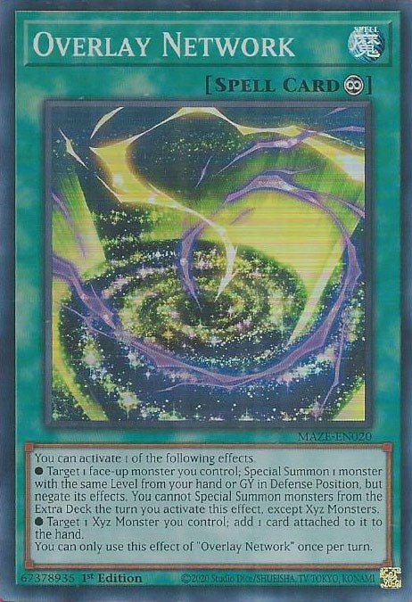 Overlay Network [MAZE-EN020] Super Rare | Good Games Morley