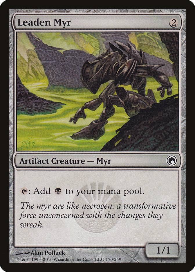 Leaden Myr [Scars of Mirrodin] | Good Games Morley