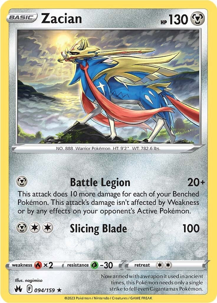 Zacian (094/159) [Sword & Shield: Crown Zenith] | Good Games Morley