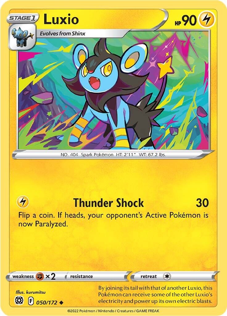 Luxio (050/172) [Sword & Shield: Brilliant Stars] | Good Games Morley