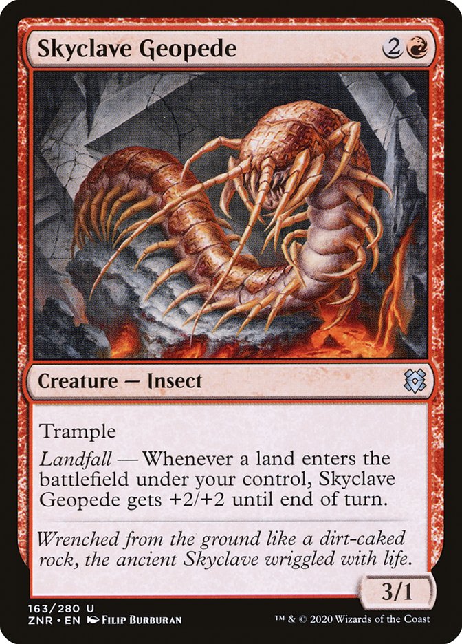 Skyclave Geopede [Zendikar Rising] | Good Games Morley