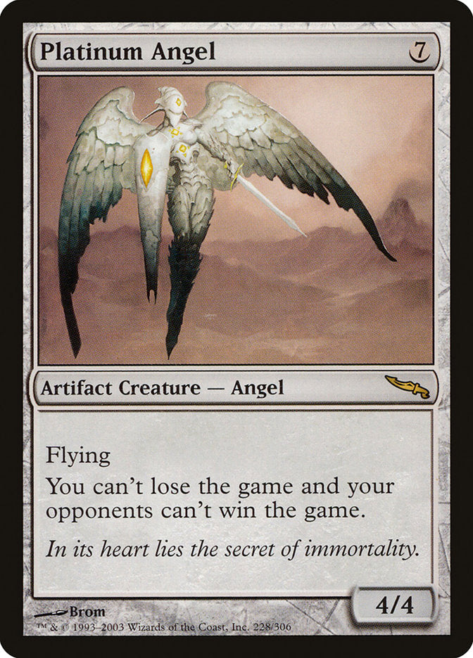 Platinum Angel [Mirrodin] | Good Games Morley