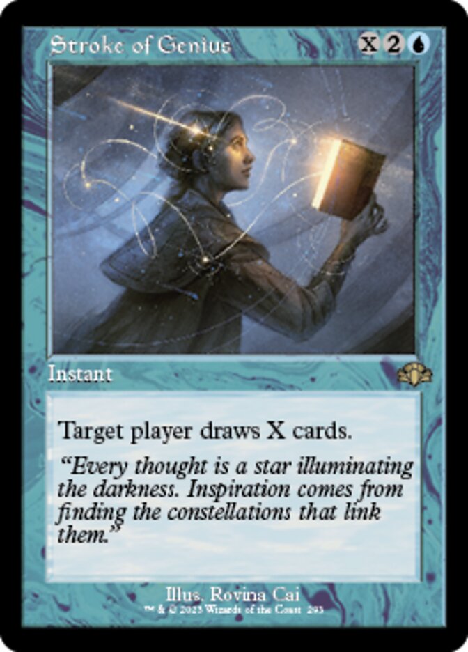 Stroke of Genius (Retro) [Dominaria Remastered] | Good Games Morley
