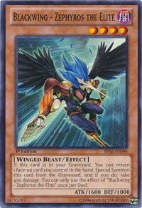 Blackwing - Zephyros the Elite [BP02-EN098] Common | Good Games Morley