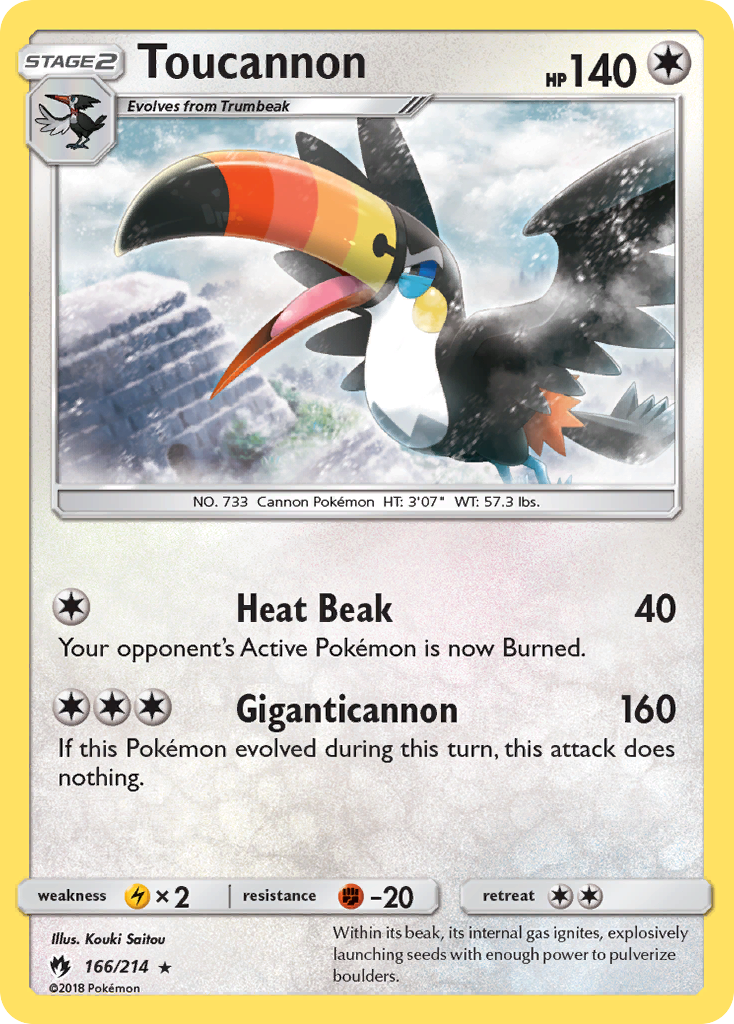 Toucannon (166/214) [Sun & Moon: Lost Thunder] | Good Games Morley