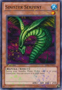 Sinister Serpent [BP02-EN015] Mosaic Rare | Good Games Morley