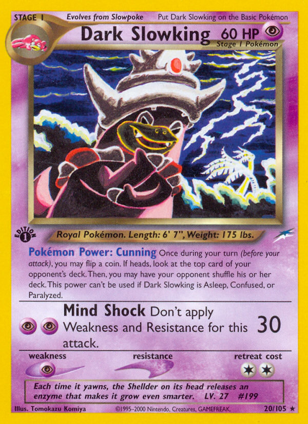 Dark Slowking (20/105) [Neo Destiny 1st Edition] | Good Games Morley