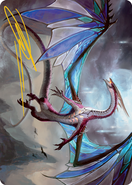 Moonveil Regent Art Card (Gold-Stamped Signature) [Innistrad: Midnight Hunt Art Series] | Good Games Morley