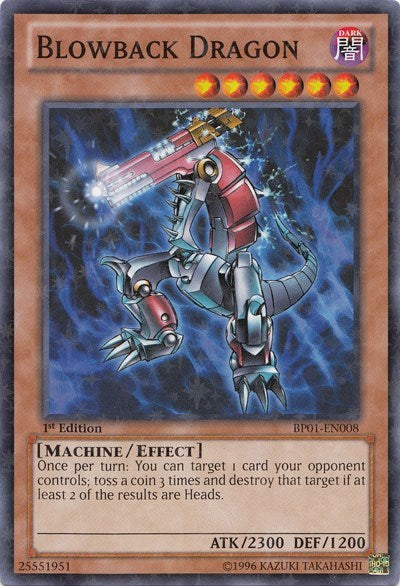 Blowback Dragon [BP01-EN008] Starfoil Rare | Good Games Morley