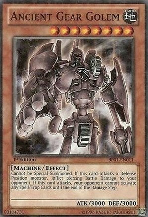 Ancient Gear Golem [BP01-EN011] Starfoil Rare | Good Games Morley