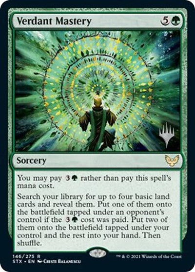 Verdant Mastery (Promo Pack) [Strixhaven: School of Mages Promos] | Good Games Morley