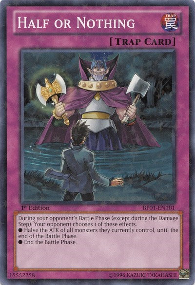 Half or Nothing [BP01-EN101] Starfoil Rare | Good Games Morley