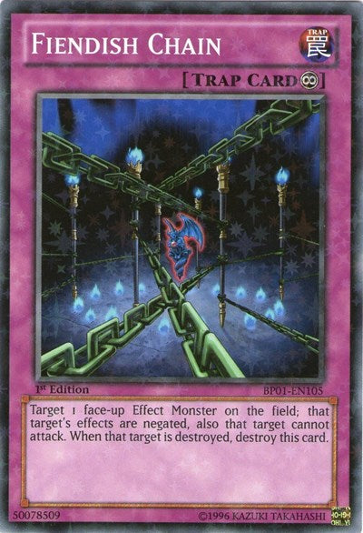Fiendish Chain [BP01-EN105] Starfoil Rare | Good Games Morley