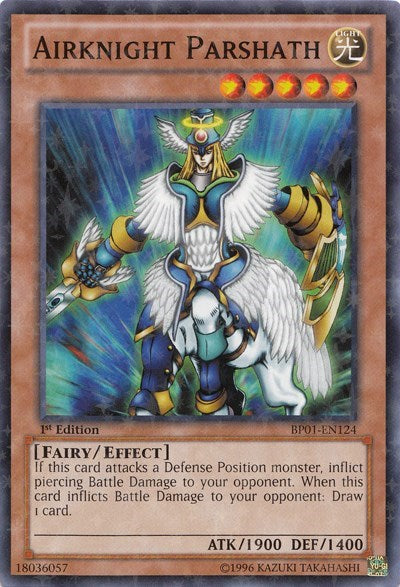 Airknight Parshath [BP01-EN124] Starfoil Rare | Good Games Morley
