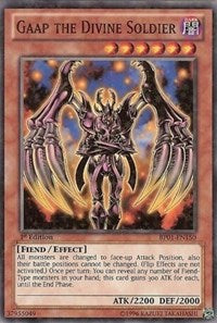 Gaap the Divine Soldier [BP01-EN150] Starfoil Rare | Good Games Morley