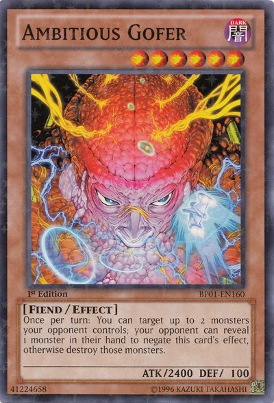 Ambitious Gofer [BP01-EN160] Starfoil Rare | Good Games Morley