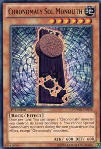 Chronomaly Sol Monolith [NUMH-EN004] Super Rare | Good Games Morley