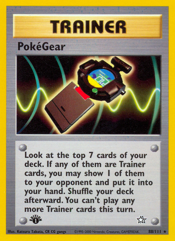 PokeGear (88/111) [Neo Genesis 1st Edition] | Good Games Morley