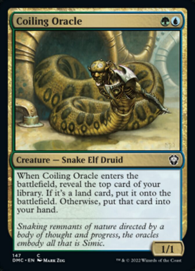 Coiling Oracle [Dominaria United Commander] | Good Games Morley