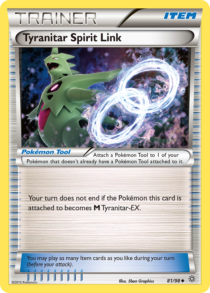 Tyranitar Spirit Link (81/98) [XY: Ancient Origins] | Good Games Morley