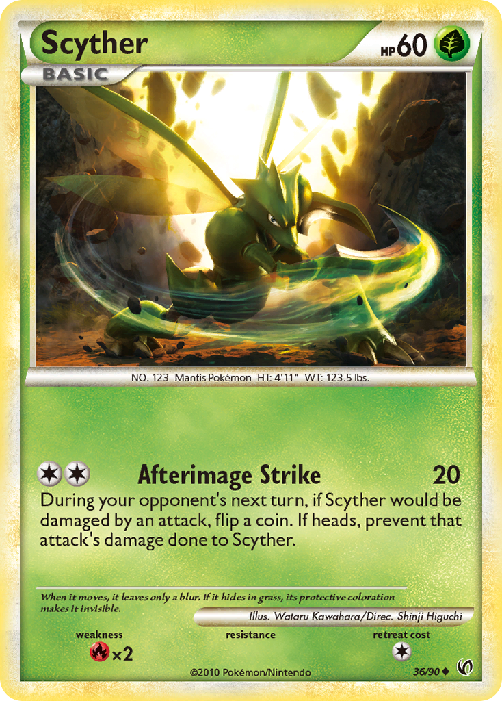 Scyther (36/90) [HeartGold & SoulSilver: Undaunted] | Good Games Morley