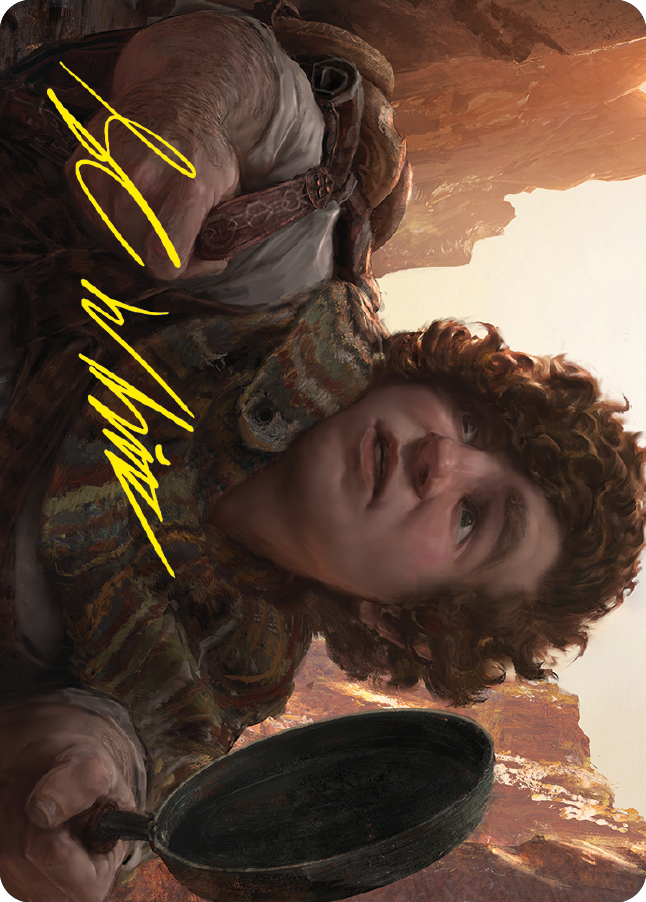 Sam, Loyal Attendant Art Card (Gold-Stamped Signature) [The Lord of the Rings: Tales of Middle-earth Art Series] | Good Games Morley