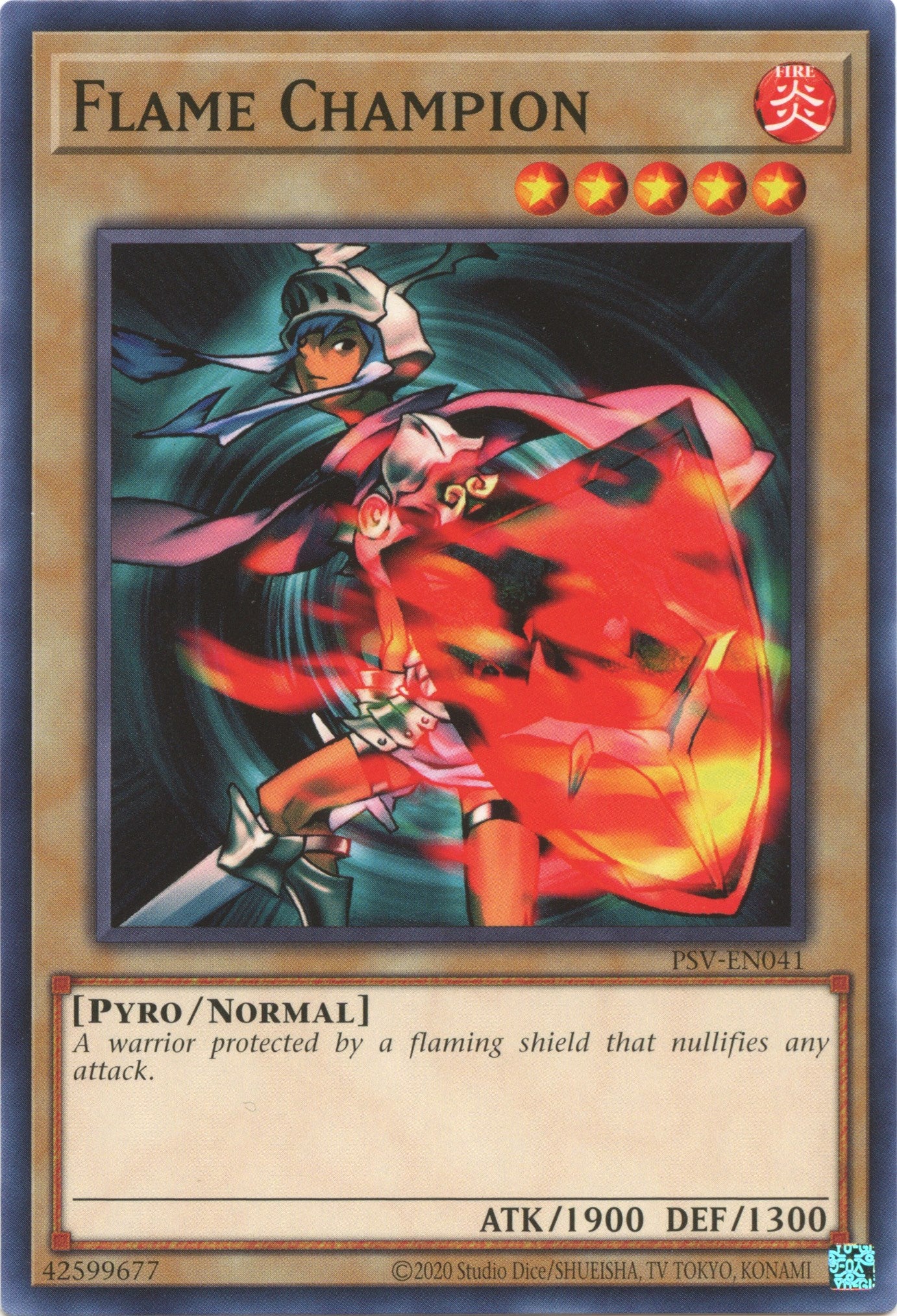 Flame Champion (25th Anniversary) [PSV-EN041] Common | Good Games Morley