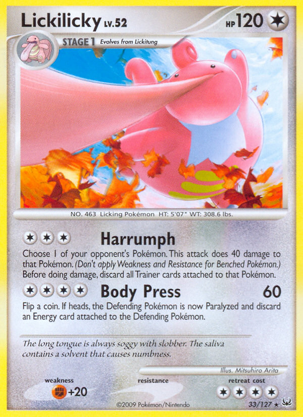 Lickilicky (33/127) [Platinum: Base Set] | Good Games Morley